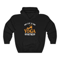 My Cat Is My Yoga Partner Hooded Sweatshirt