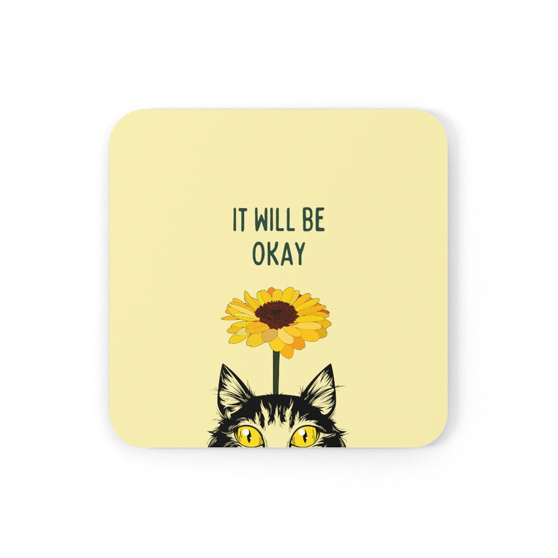 It will be okay Corkwood Coaster Set of 4