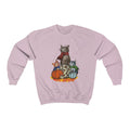 Cats and pumpkins Crewneck Sweatshirt - Sinna Get