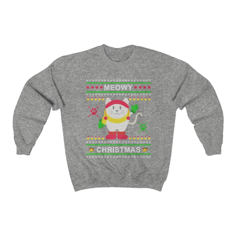 Meowy Christmas Crewneck Sweatshirt