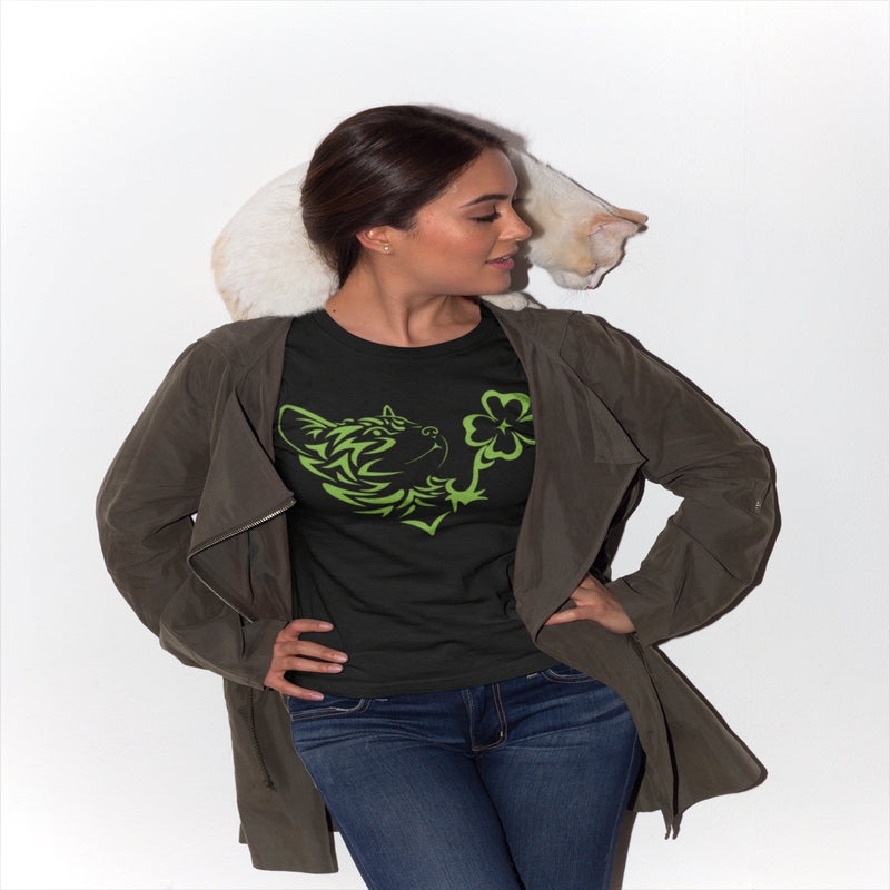 Cat and Clover Jersey T Shirt - Sinna Get