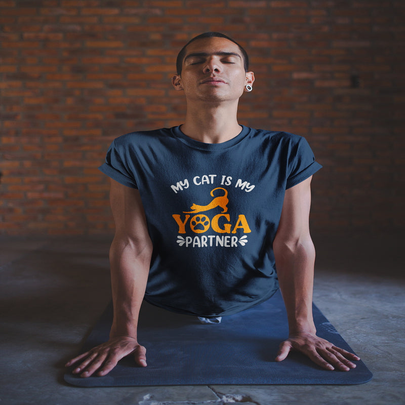 My Cat is My Yoga Partner T Shirt