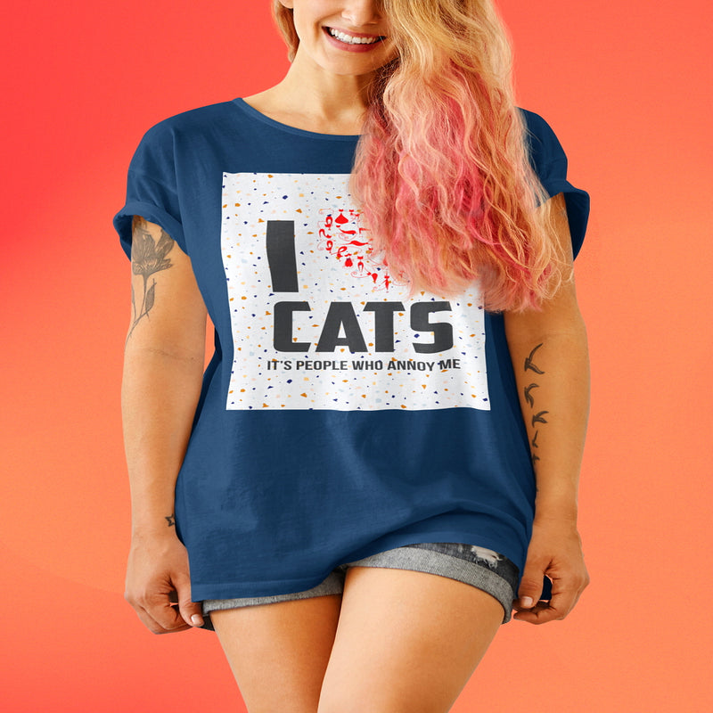 I love Cats Jersey T Shirt