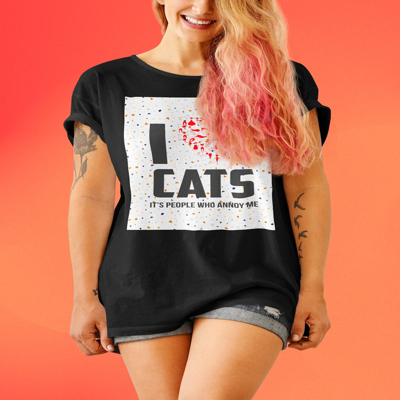 I love Cats Jersey T Shirt - Sinna Get