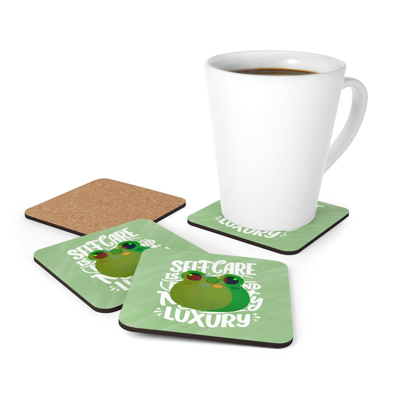 The flog Corkwood Coaster Set of 4