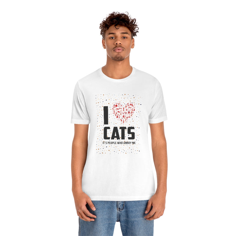 I love Cats Jersey T Shirt - Sinna Get