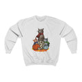 Cats and pumpkins Crewneck Sweatshirt - Sinna Get