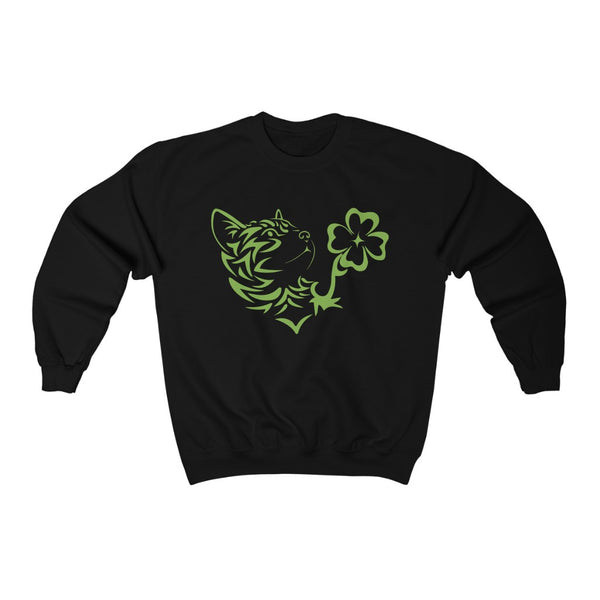 Cat and Clover Crewneck Sweatshirt - Sinna Get