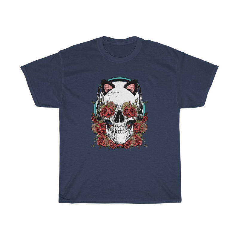 Skull cat T Shirt