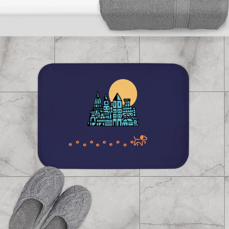 Dog and Moon Bath Mat - Sinna Get