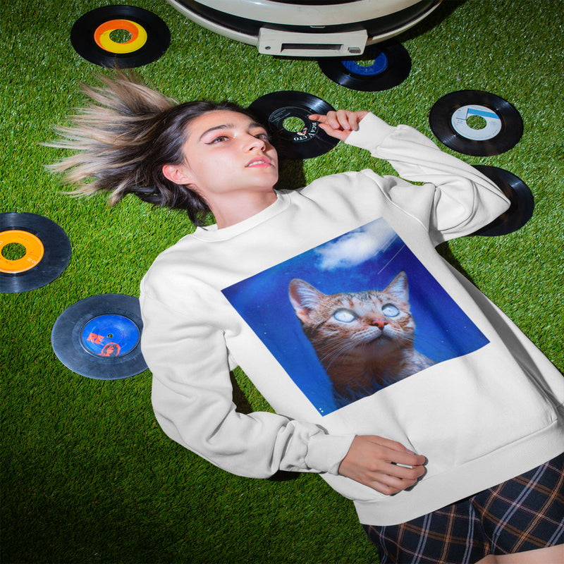 Cat Crewneck Sweatshirt